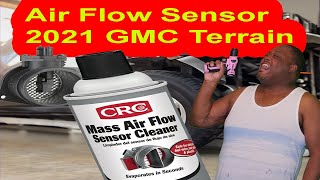 How to clean the MASS AIR FLOW SENSOR on a GMC Terrain (2021 SLT)