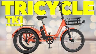 Unveiling the Mooncool TK1 Foldable Tricycle - A Must-Watch Review!