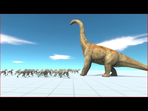 30x Velociraptor vs All Units | ARBS - Animal Revolt Battle Simulator