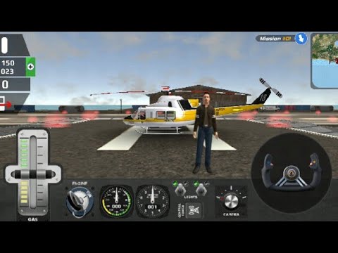 HELICOPTER FLIGHT PILOT AND CAR DRIVING SIMULATOR HFPS - ANDROID GAMEPLAY