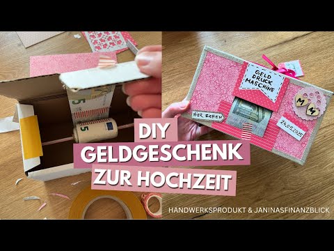 Creative DIY Wedding Money Gift – How to Make a Money Printing Machine
