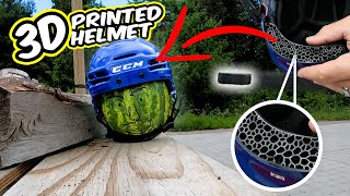 Will a $600 3D Printed Helmet protect a Watermelon?