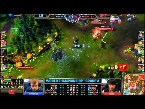 LD Nukeduck Zed VS SKT T1 Faker Riven Gr A Highlights   S3 World Championship