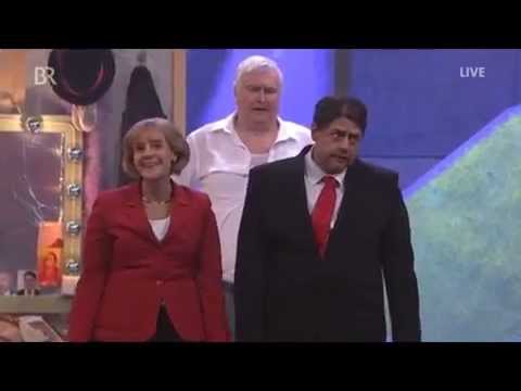 Antonia von Romatowski als Angela Merkel PARODIE beim Nockherberg 2014 Evangelisch Song