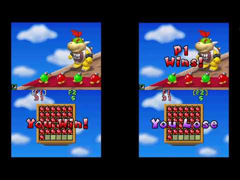 New Super Mario Bros. DS - Minigame VS - Table Minigames - 2 Players