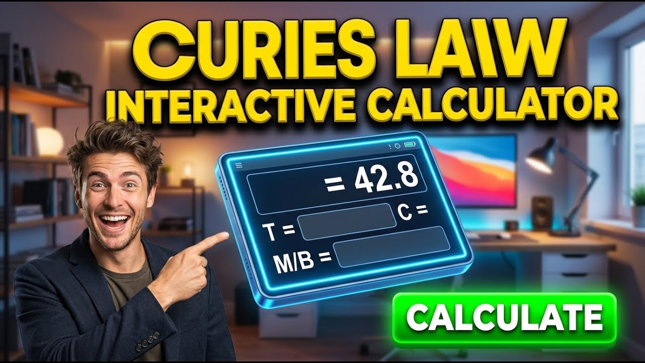 Curies Law Interactive Calculator