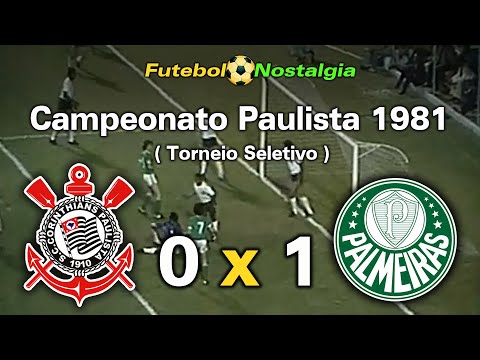Corinthians 0 x 1 Palmeiras - 06-08-1981 (Campeonato Paulista)