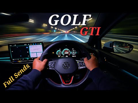 [4K] 2025 VOLKSWAGEN GOLF GTI POV NIGHT DRIVE | 261 BHP & 370 NM | GOLF GTI ASMR & POV