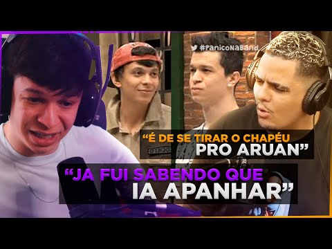 Aruan talks about his appearance on Pânico na Band (React Podcast) - Aruan's clips