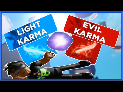 How to GET LIGHT and EVIL Karma in Roblox Ninja Legends!