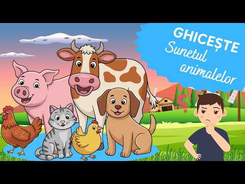 Ghicește Animalul după Sunet! 🐶🐱🎶 Joc Interactiv și Educativ pentru Copii  Animale Domestice Amuz