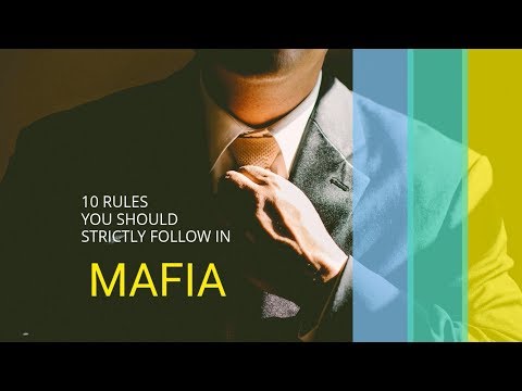10 Strict Rules Followed Every MAFIA Member | Wisdom Duck#MAFIA #wisdomduck