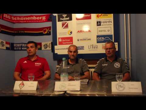 Pressekonferenz Hertha 03 - 1.FC Frankfurt