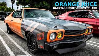 ORANGE JUICE — How a $3,500 Craigslist Chevelle Became an LS3 Backyard Burnout Legend