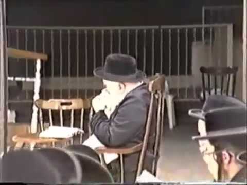 Viznits Rebbe Yeshuas Moshe Tisha B'Av During Kinos In Switzerland