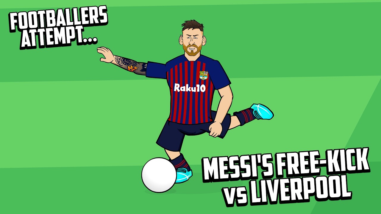 MESSI'S FREE-KICK vs LIVERPOOL🔥 Footballers Attempt! (Frontmen 8.3)
