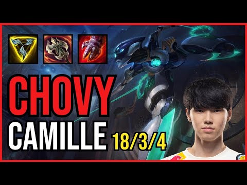 CHOVY - CAMILLE vs. RENEKTON Top | KR GRANDMASTER | PATCH 10.25 | QUADRAKILL
