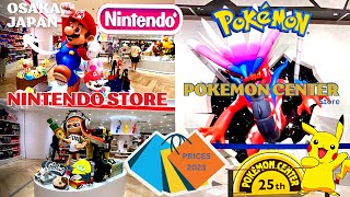 Immersive Shopping Tour at Pokemon Center & Nintendo Store in OSAKA JAPAN 2023!