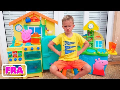 Vlad et Nikita jouent au restaurant