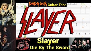 Die By The Sword - Slayer - Guitar + Bass TABS Lesson