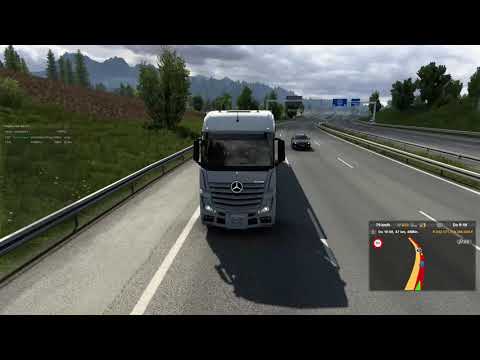 Euro Truck Simulator 2 - TruckersMP - Škoda rams Mercedes New Actros