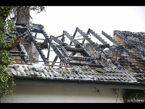 FRIEDEWALD: Trauer und Entsetzen nach Wohnhaus-Brand - LKA ermittelt vor Ort