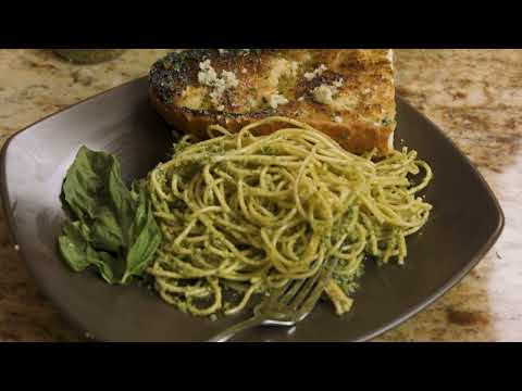 Garlic Festival Pasta Con Pesto