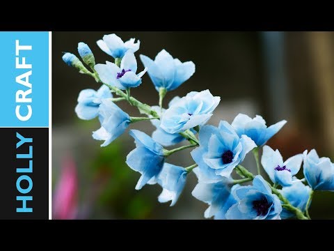 how to make tissue paper flowers