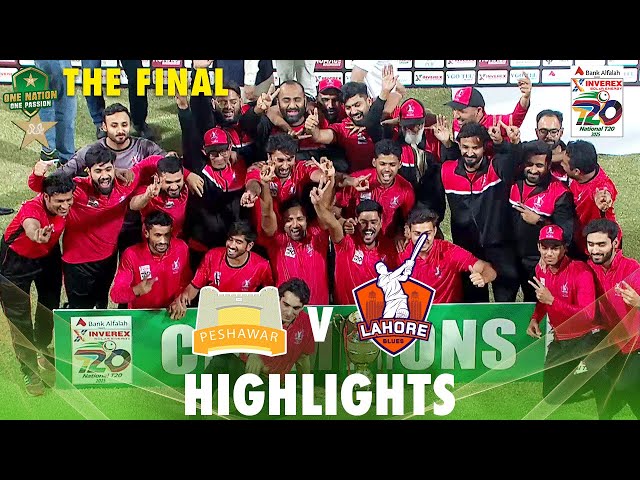 Full Highlights | Peshawar vs Lahore Blues | Match 39 | National T20 Cup 2025 Final | PCB | M2L1A