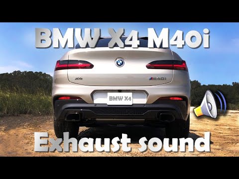 BMW X4 M40i Exhaust sound