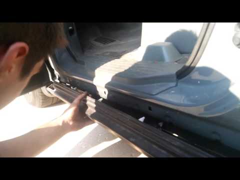 2001 Honda Odyssey side skirt install