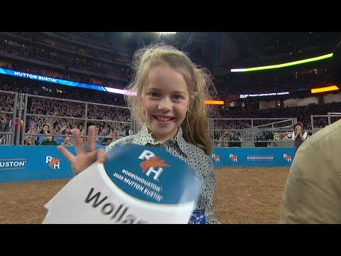 2020年3月9日のロデオマトンバスターズチャンプとの出会い (Meet the Rodeo mutton bustn' champ for March 9, 2020)