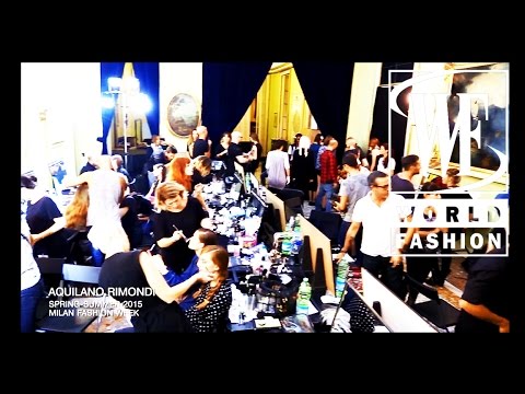 Backstage Aquilano Rimondi Spring-Summer 2015 Milan Fashion Week