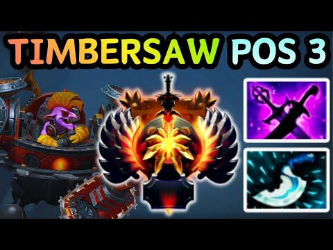 🔥 0 DEATH TIMBERSAW OFFLANE FRONTLINE AND DAMAGE | DOTA 2 GAMEPLAY 🔥