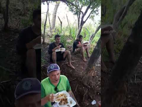 Grupo de pesca rede rasgada Agricolandia Piauí