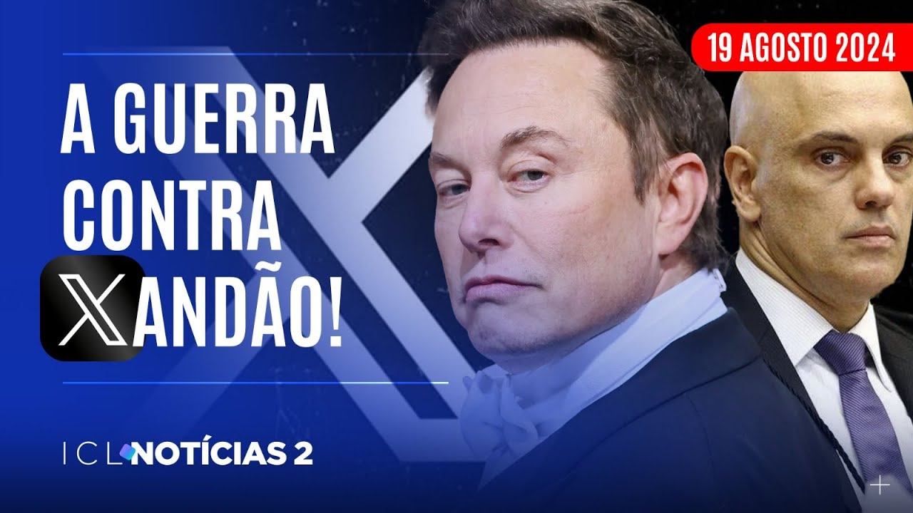APÓS FECHAR TWITTER NO BRASIL, MUSK MANTÉM ATAQUES A MORAES - ICL NOTÍCIAS 2 AO VIVO