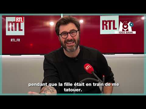 Éric Jean-Jean se fait tatouer en direct sur RTL 2 ! // Extrait archives M6 Video Bank