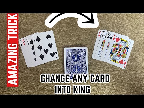 Change Any Card into King in a Snap - Best card Transpo trick Revealed #4