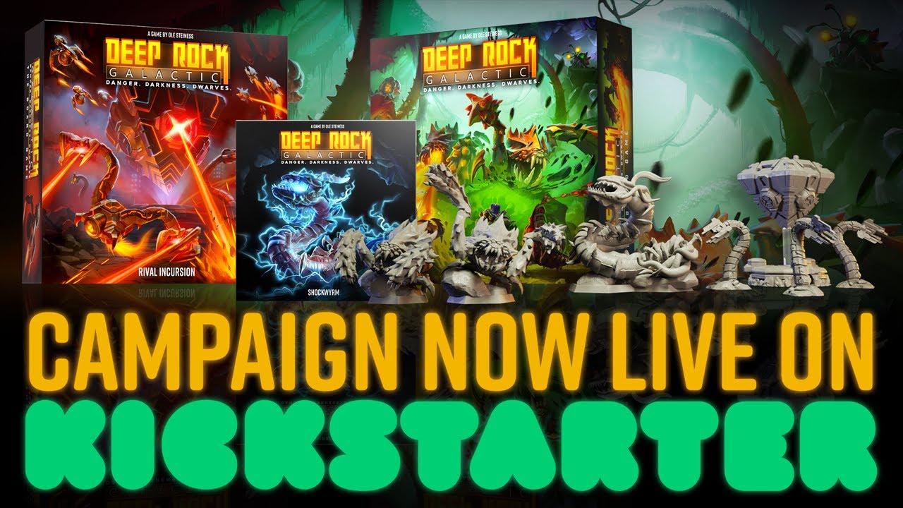 Deep Rock Galactic: The Board Game - Rival Incursion and Horrors of Hoxxes - Trailer - YouTube