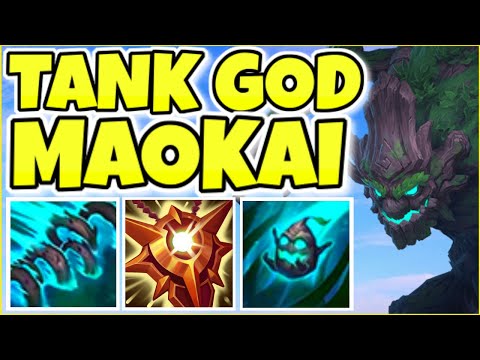 I played Maokai in a high ELO tournament.... and they just couldn't kill me LOL (League of Legends)