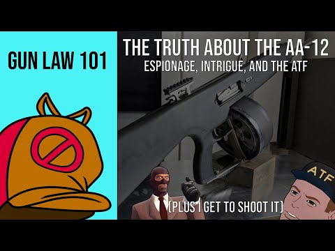 The Truth About the AA-12 Shotgun & Shooting The Only Existing one (ATF Mischief, Sabotage, & Chaos)