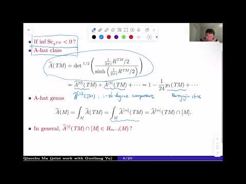 Qiaochu Ma - Small Scale Index Theory, Scalar Curvature, and Gromov’s Simplicial Norm