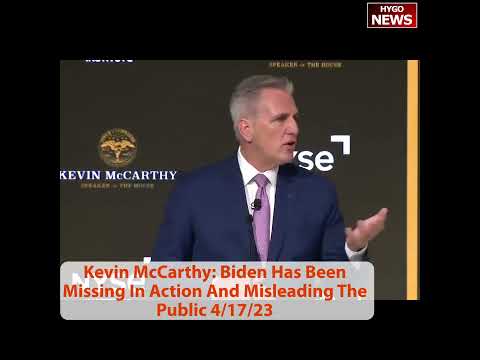 McCarthy on Wall Street: Biden Is 'Missing in Action' on the Debt, a 'Ticking Time Bomb' (April 17, 2023)
