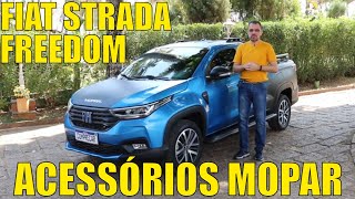 Fiat Strada Freedom Mopar - Acessórios originais