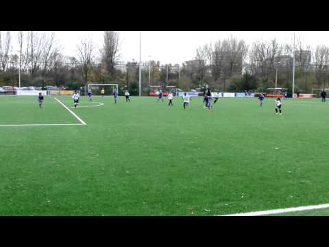 Buitenveldert F1 - Zuidoost United F1, doelpunt Nouri
