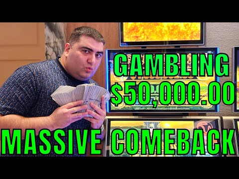 WOW $50,000.00 HIGH STAKES Slot Play & EPIC COMEBACK
