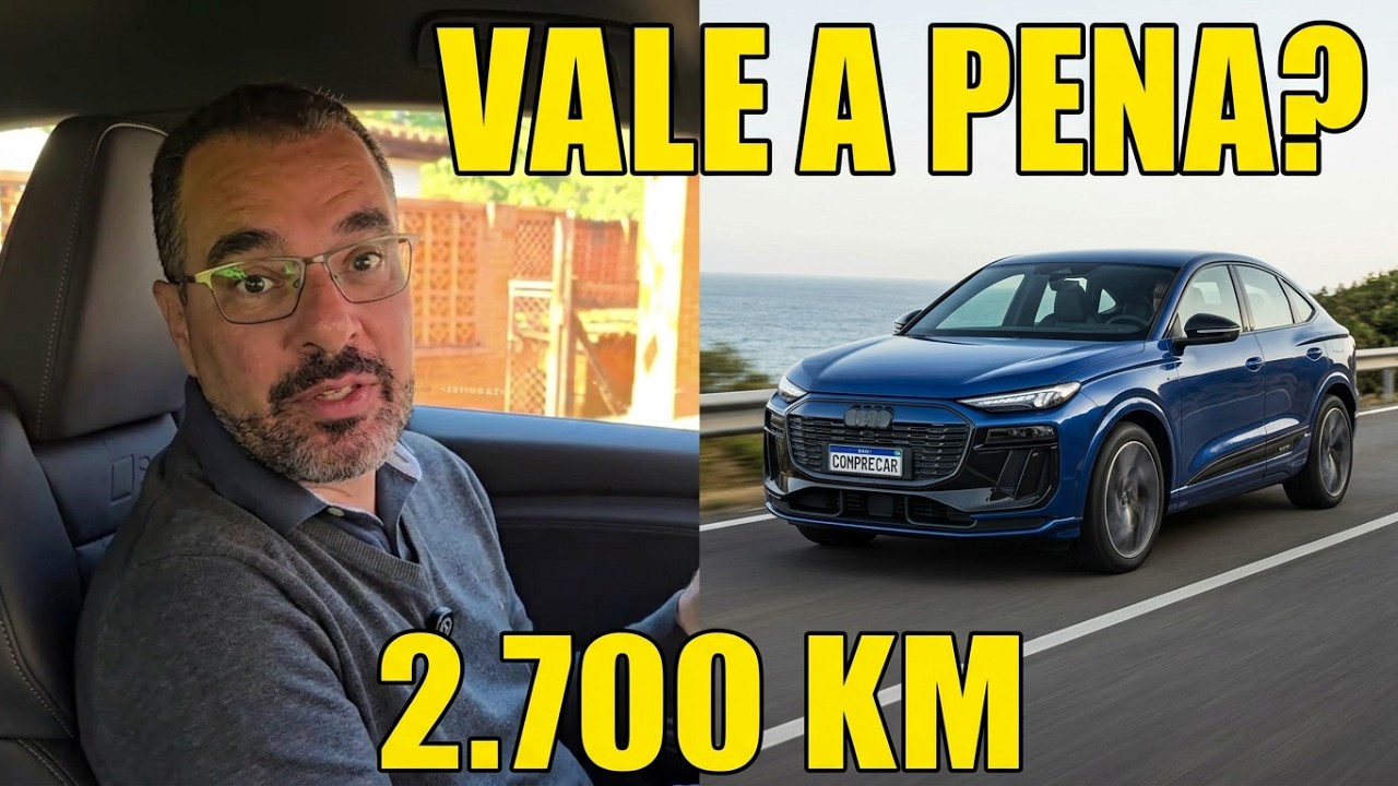 2.700 km com um carro elétrico - Teste de consumo Audi Q6 e-tron Sportback