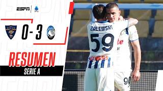 ATALANTA GOLEÓ EN LECCE Y SE ACERCÓ LA PRÓXIMA CHAMPIONS | Lecce 0-3 Atalanta | RESUMEN