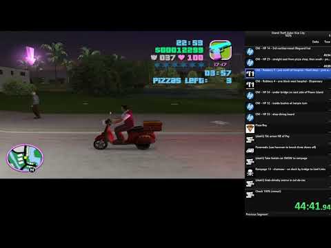 GTA Vice City glitchless 100% walkthrough - part 3 - pizza boy