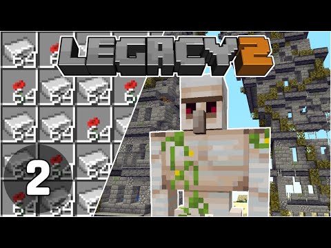LogicalGeekBoy - Starter Iron Farm Towers - Legacy SMP 2: #2 | Minecraft 1.16 Survival Multiplayer